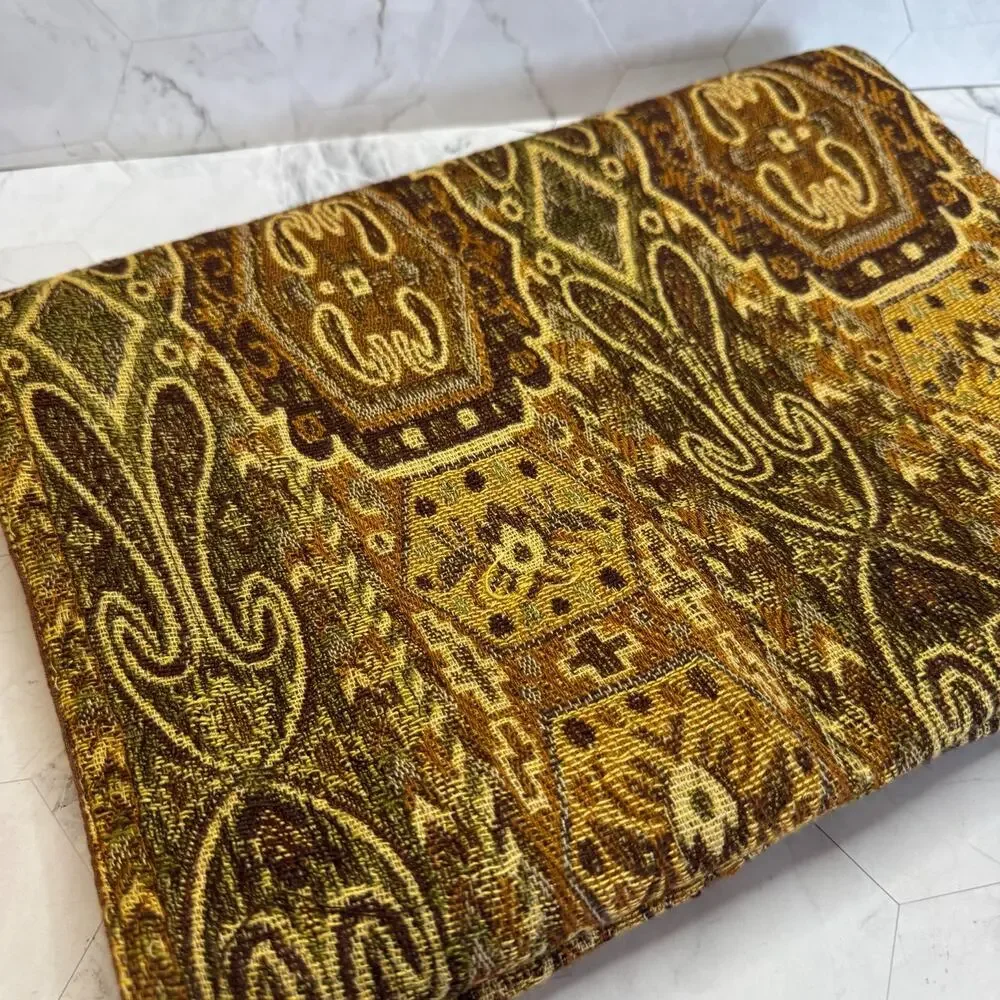 Z Gallerie Gold Cotton & Rayon Blend Table Runner 13 x 85